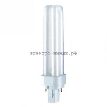 Лампа люминесцентная DULUX D 18W/840 G24q-2 Osram (белый)