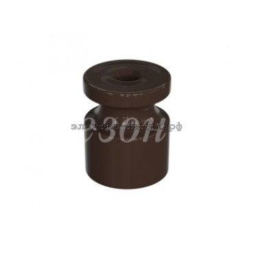 Изолятор пластик GE30025-04 для наружного монтажа коричневый