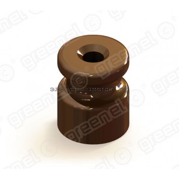 Изолятор керамический  GE70021-04 для наружного монтажа коричневый