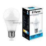 Лампа светодиодная LED-A 7W LB-91 6400K E27 220V Feron