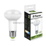 Лампа светодиодная LED-R63 LB-463 11W 4000K E27 230V Feron
