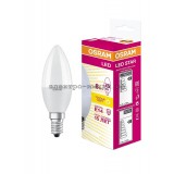 Лампа светодиодная LED-СВЕЧА 7,5W B75 3000K E14 220V Osram