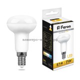 Лампа светодиодная LED-R50 LB-450 7W 2700K E14 220V Feron