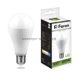 Лампа светодиодная LED-A 25W LB-100 4000К E27 220V Feron