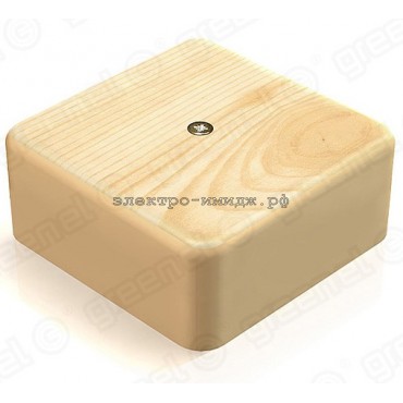 Коробка распределительная ОУ GE41215-11 IP40 (75*75*28) цвет сосна