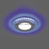 Светильник светодиодный AL2330 9W 720Lm белый (4000К) и синий Feron