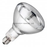 Лампа накаливания инфракрасная прозрачная 250Вт Е27