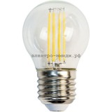 Лампа светодиодная LED-ШАР 5W P60 4000K E27 220V FIL Osram