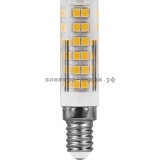 Лампа светодиодная LED-JCD LB-433 7W 4000K E14 220V Feron