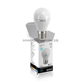 Лампа светодиодная LED-ШАР 6W 4100K E27 220V Gauss elementary