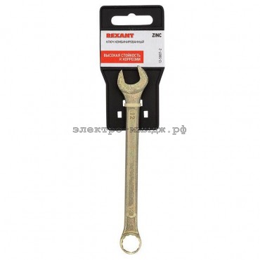 Ключ комбинированный 6мм цинк Rexant 12-5801-2