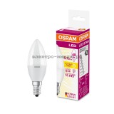 Лампа светодиодная LED-СВЕЧА 5,7W B40 2700K E14 220V Osram
