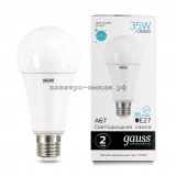Лампа светодиодная LED-A 35W 4100K E27 220V Gauss elementary